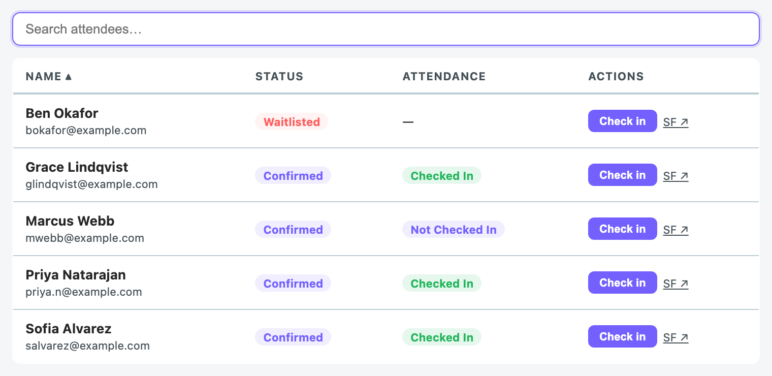 Blackthorn Forge MCP for Native Salesforce Event Management screenshot